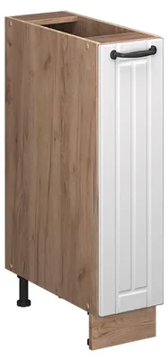 Image de Meuble de cuisine Vicco Fame-Line Blanc campagne/Chêne de force doré 20cm sans PT, Model 61693