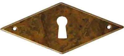 Produktbild von BOCCHETTA FÜR MÖBEL '8046', HORIZONTAL, 55x28 mm - Antikpatiniert