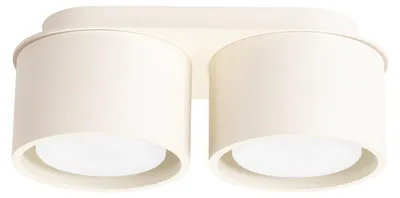 Image de Plafonnier MODO 2 beige Gx53 2xGx53 10 W en aluminium 8 x 10 x 21 cm Sollux Lighting
