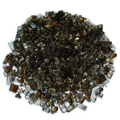 Produktbild von Deko Glas Splitt, Bronze, 5-8 mm