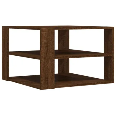 Produktbild von "SALE 2026"Satztische/Couchtisch elegantes Design - Wohnzimmertisch - Braun Eichen-Optik 58x58x40cm Holzwerkstoff - Couchtische DEMöbel857432