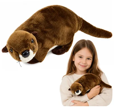 Obrázek produktu pro Plyšová hračka Vydra hnědá 37cm