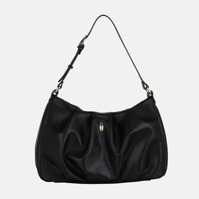 Produktbild von SELENA - Schwarze Lederhandtasche