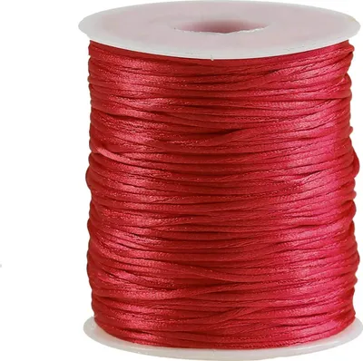 Produktbild von Satinschnur 80m x 1mm Flechtschnur Kumihimo Bastelschnur Geschenkschnur