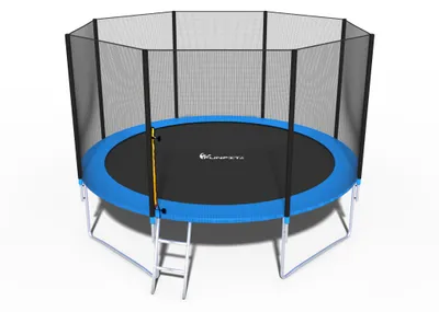 Zdjęcie produktu dla Trampolina ogrodowa Funfit z siatką zewnętrzną 12FT 374 cm