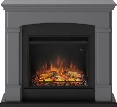 Image de Cheminée électrique décorative "Helmi" Gris foncé - Powerflame