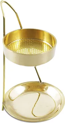 Produktbild von Weihrauchbrenner Weihrauchständer Teelicht Messing Handarbeit Räuchergefäß 2186