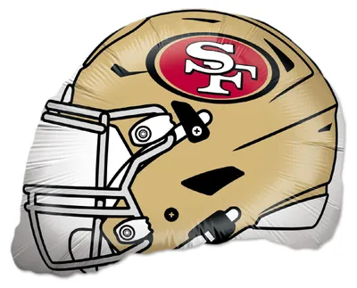 Produktbild von NFL San Francisco Folienballon shape 50x45cm Football Helm Deko