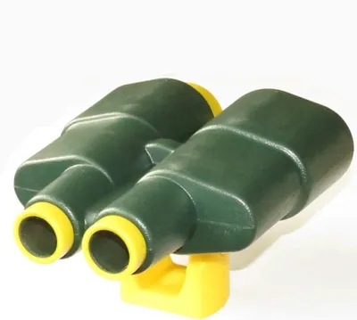 Produktbild von Fernglas grün/ gelb aus Kunststoff Spielzeug für Kinder Spielturmzubehör