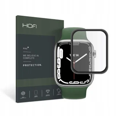 Produktbild von Hofi Uhrenschutzglas für Apple Watch 7 45mm - Schwarz KP25578