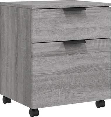 Obrázok produktu pre vidaXL Mobilná skriňa na dokumenty s kolieskami Sonoma 45x38x54 cm