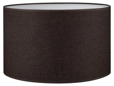 Produktbild von Home Sweet Home Lampenschirm Canvas dunkelbraun - B:35xT:35xH:21cm