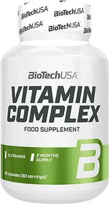 Obrázok produktu pre BioTech USA Vitamin Complex 60 tabliet / Multivitamíny / Multivitamínový komplex