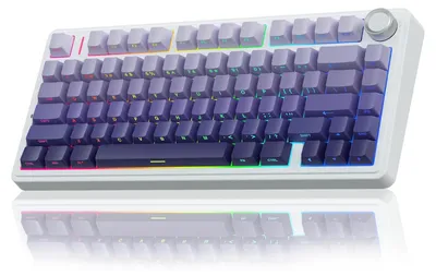 Productafbeelding van Mechanisch Toetsenbord 75% Draadloos - RGB Achtergrondverlichting - Hot-Swappable PBT Toetsen