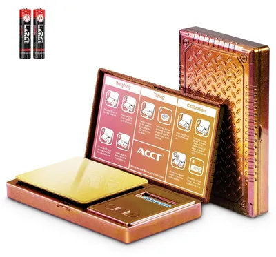 Präzisions-Taschenwaage 500 g / 0,01 g, 6 Einheiten, Mini-Waage