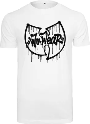 Immagine prodotto di Wu-Wear Uomo Wu Wear Dripping Logo Tee bianco - XS