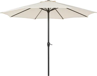Produktbild von Sonnenschirm - Beige - mit Kurbel - Aluminiumgestell - Ø 300 cm