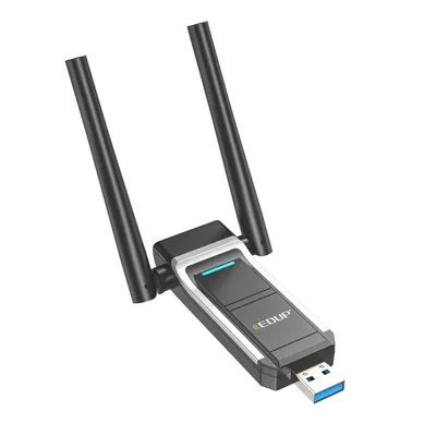 Obrázok produktu pre BRAINZAP 1800 Mbps USB 3.0 Dual-Band WIFI 6 WLAN Stick Adapter AX1800 802.11ax 2.4/5,8G 802.11ax/ac/a/b/g/n RTL8832BU