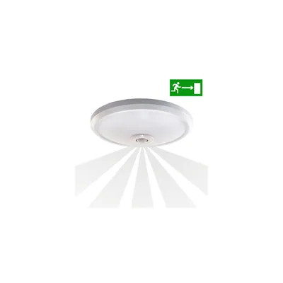 Zdjęcie produktu dla ORNO | Plafon LED Zonda - 12W - Biały - Czujnik ruchu - Energooszczędny - Funkcja awaryjna