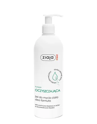 Image de Ziaja Med, Traitement antibactérien, Gel nettoyant pour le corps, 400ml