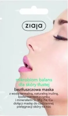 Produktbild von Ziaja Gesichtsmaske für fettige Haut, Mikrobiom-Balance, 7 ml / 5147