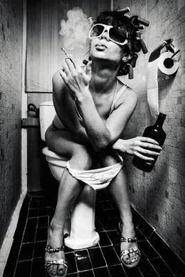 Produktbild von Toilet Cam - Party Hard - Poster Plakat Druck - Größe 61x91,5 cm ohne Zusatzartikel