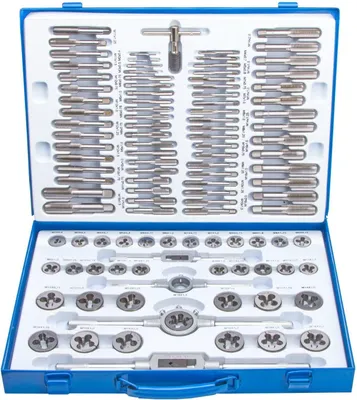 Produktbild von Gewindeschneider Set Gewindeschneidsatz Gewinde-Bohrer M2-M18 110tlg (GWIN110)