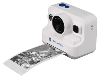 Produktbild von Real Madrid Kinder Sofortbildkamera Zero Ink mit 16 fach Zoom und LCD