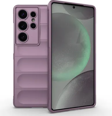Image de Étui pour Samsung Galaxy S25 Ultra - Coque arrière en silicone Phonesta GripShell - Violet