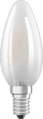 Productafbeelding van Osram LED Filament Leuchtmittel Kerze 4W = 40W E14 matt 470lm warmweiß 2700K