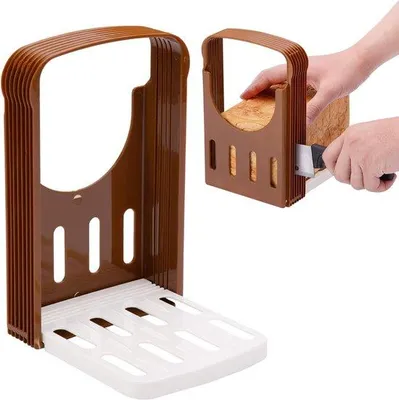 Produktbild von Brot-Schneider-Hilfsmittel für verschiedene Dicke, handbetätigter Brot-Schneidebrett, Dauerhafte Küchenaccessoire