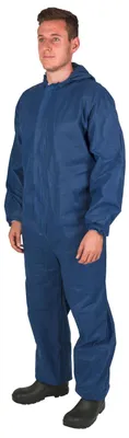 Produktbild von Kerbl PP Einwegoverall, blau Gr. M