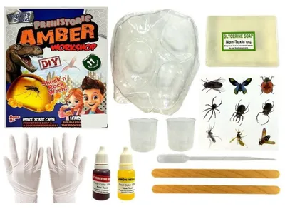 Imagen del producto de Set creativo de prehistoria Crear insectos ámbar