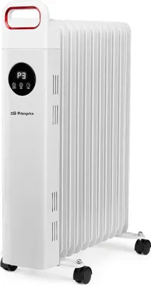 Zdjęcie produktu dla Orbegozo RAW 2500, Podgrzewacz elektryczny pomieszczeń na olej, Olej, 24 h, Wewnętrzna, Podłoga, Czarny, Biały