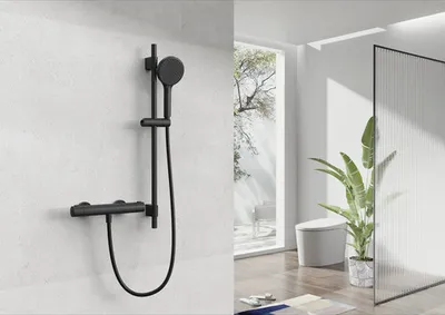 Obrázek produktu pro Sprchový set AVITAL NEDA eco černá matný