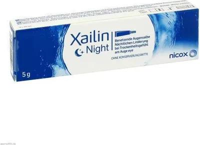 Produktbild von Xailin Night Augensalbe zur Linderung bei Trockenheitsgefühl, 5 g Salbe