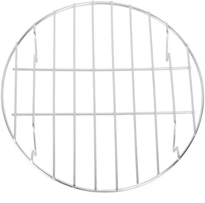 Zdjęcie produktu dla Przenośna ruszta do grilla ze stali nierdzewnej - 24 x 25 x 4 cm - odporna na wysokie temperatury - do mięsa, ryb i warzyw - równomierne rozprowadzanie ciepła - akcesoria do grilla
