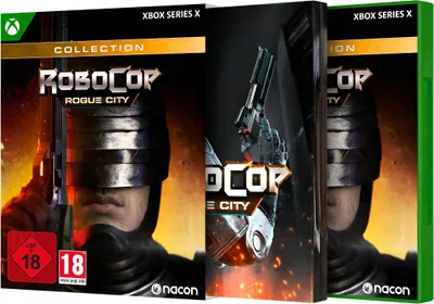 Produktbild von RoboCop: Rogue City 1+2 Collection XBSX Metalcase LIMITIERT