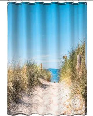 Produktbild von Kleine Wolke Duschvorhang Textil BORKUM Multicolor 180 x 200 cm