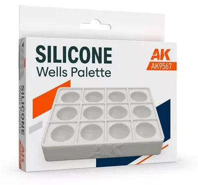 Produktbild von AK Interactive AK9567 - Silicone Wells Palette - Neu
