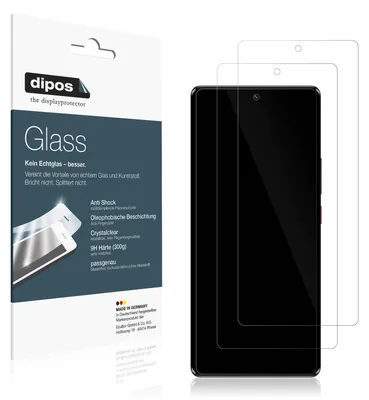 Zdjęcie produktu dla 2x Folia ochronna dla ZTE Blade V50 - Antywstrząsowa folia 9H z tworzywa sztucznego ze szkła dipos