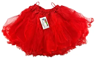 Produktbild von Petticoat, Rock mit Spitze, Einheitsgröße, ca. 50 cm breit, in rot