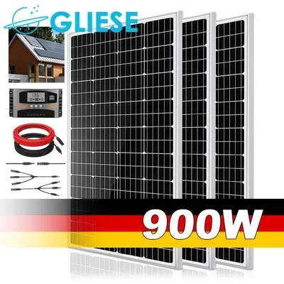 Immagine prodotto di 12V pannello solare balcone centrale elettrica 900w modulo solare set monocristallino per camper barca casa