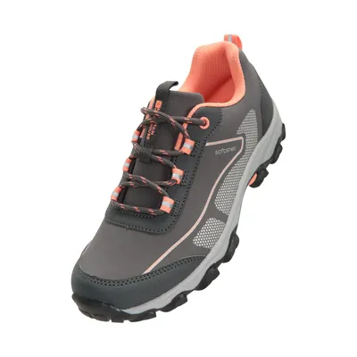 Produktbild von Mountain Warehouse - Kinder Wanderschuhe, Softshell MW567 (30,5 EU) (Hellgrau)