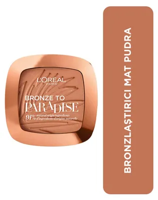 Produktbild von L’Oréal Paris Bronze To Paradise, Gebräunte Haut, Puder, Gesicht, Baby One More Tan, Bronze, Palette