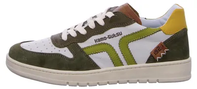 Immagine prodotto di Kamo-Gutsu Campo-048 - Scarpe da uomo Sneaker - Verde-Zolfo