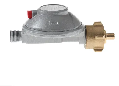 Gasregler Niederdruck 30mbar - 0,8kg/h - Kleinflaschenanschluss x 1/4' links - einstufig - FAHRZEUG