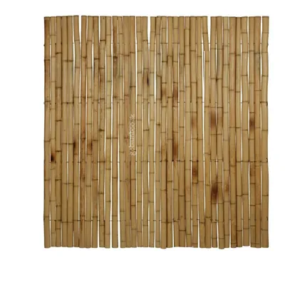 Produktbild von Bambusmatte Halbrund Natur 180 x 150 cm