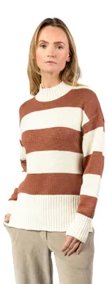 Produktbild von Damen-Pullover „Selania“ in Cream/Raw Sienna von Living Crafts