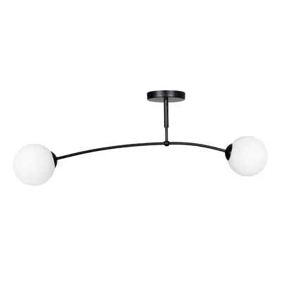 Image de PLAFONNIER Emibig 2xE14 40W PREGOS 2 NOIR 670/2